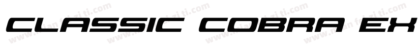 Classic Cobra Extra Condensed字体转换